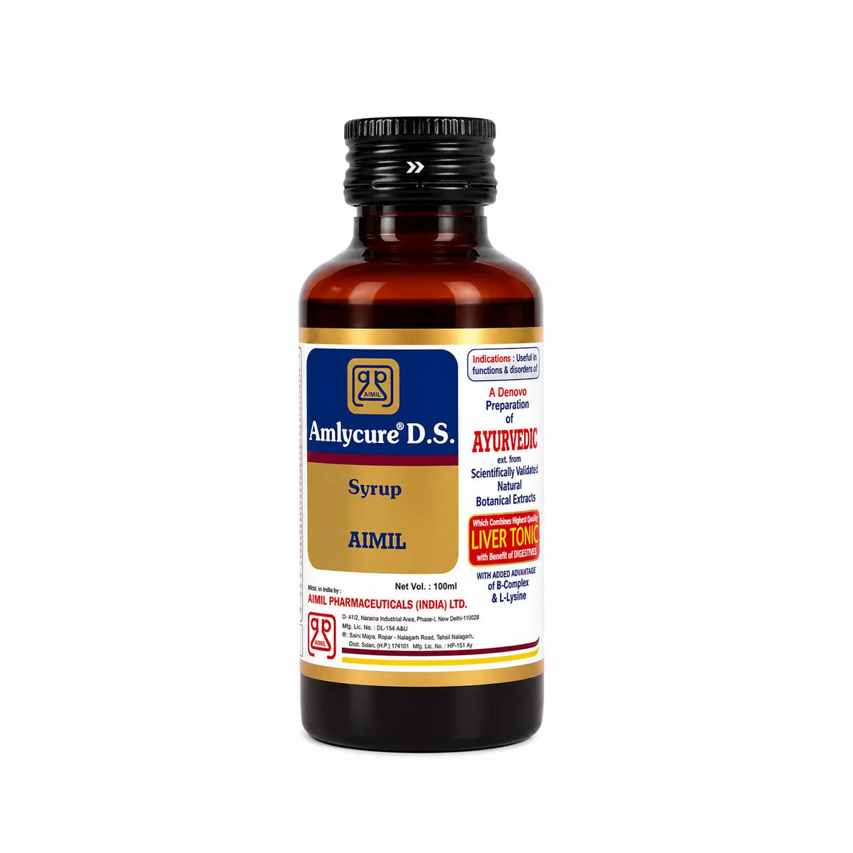Aimil Amlycure DS Syrup_100 ML