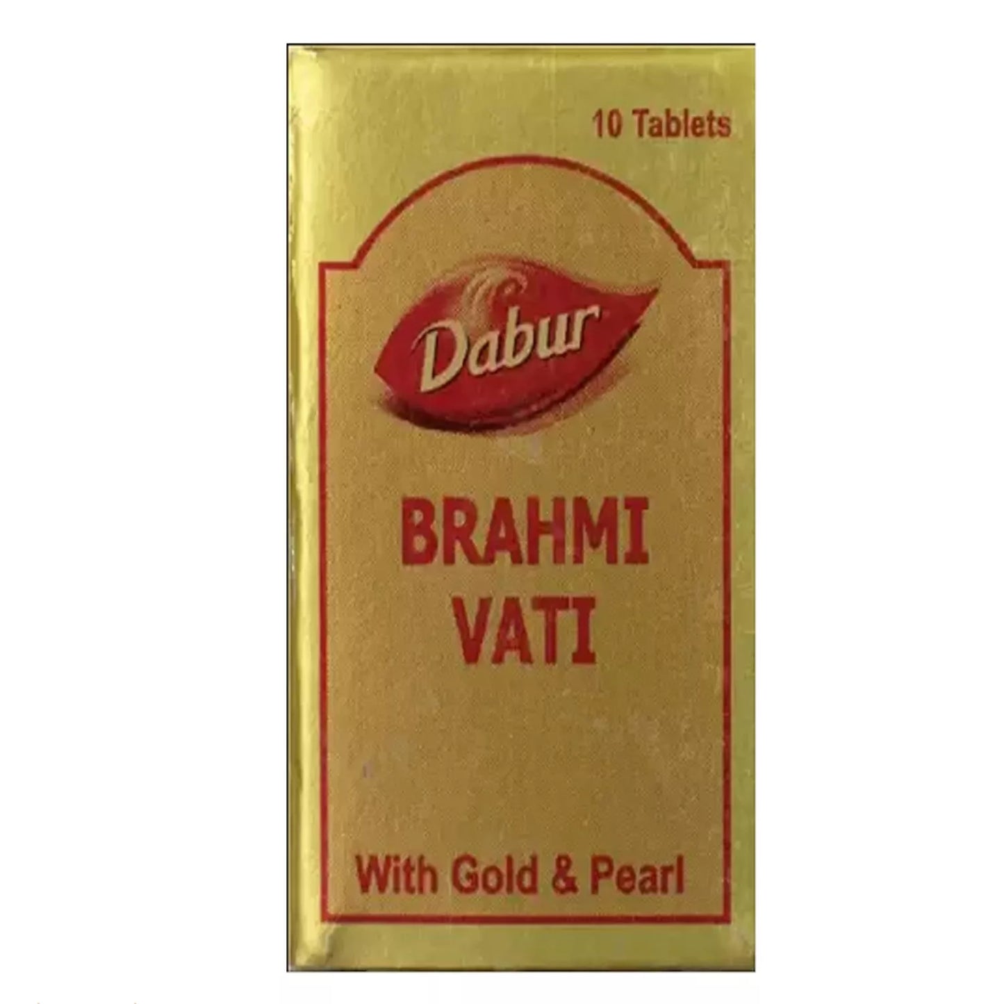Dabur Brahmi Vati With Gold & Pearl - 10 Tablets