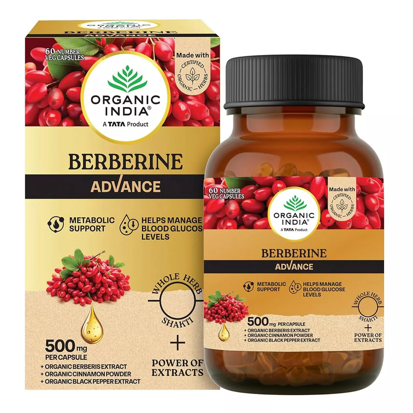 Organic India Berberine Advance