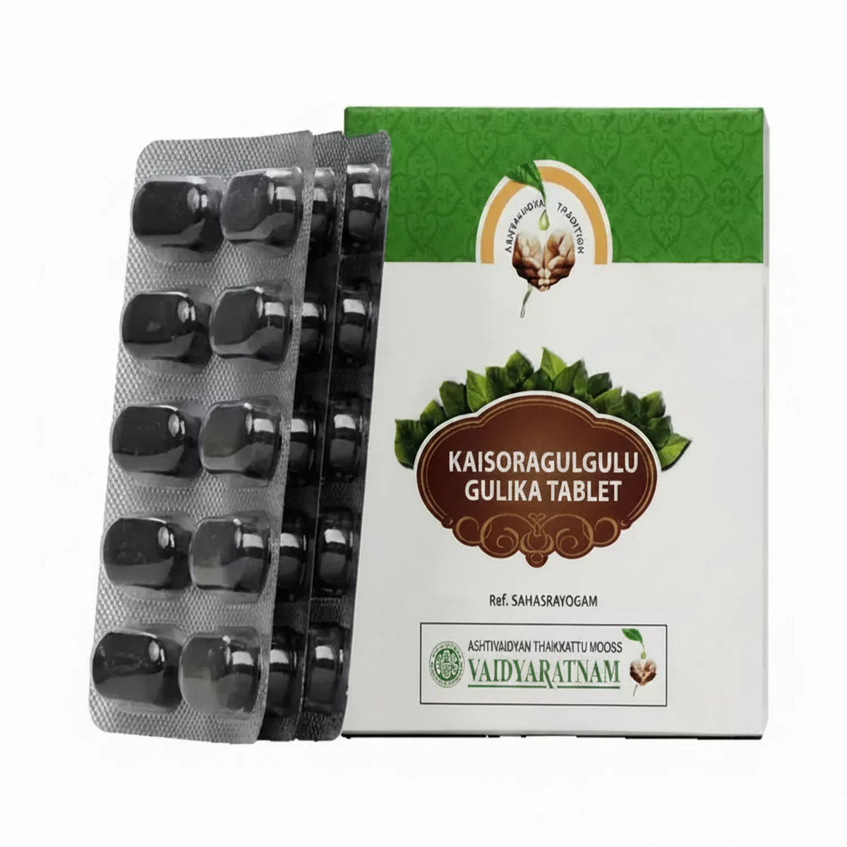 Vaidyaratnam Kaisoragulgulu Gulika Tablet