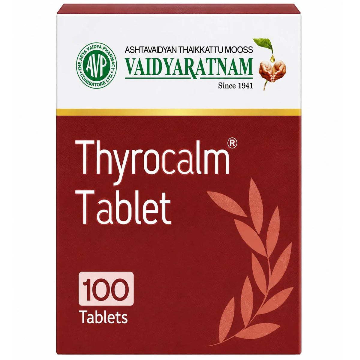 Vaidyaratnam Thyrocalm Tablet