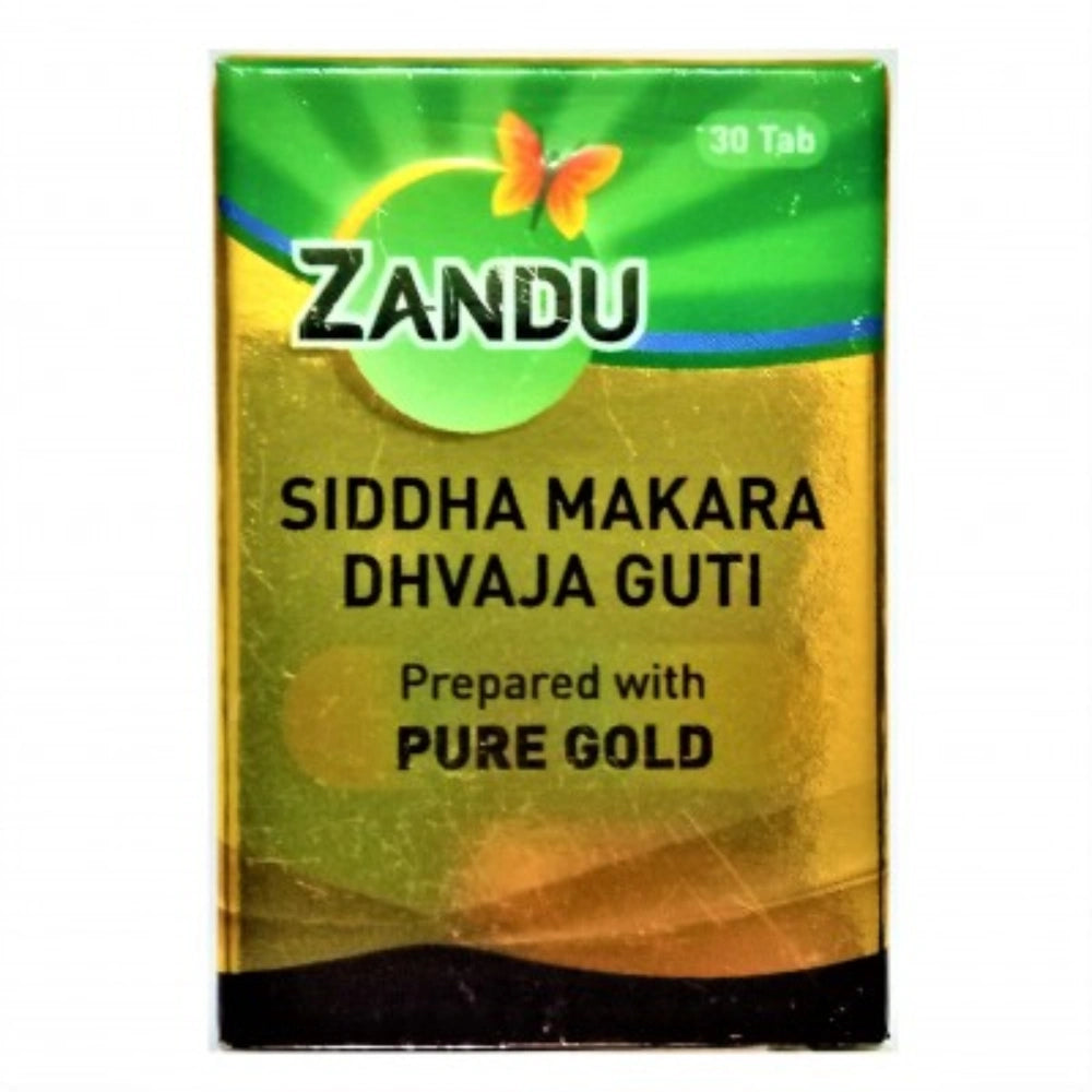 Zandu Siddha Makara Dhvaja Gulti With Gold