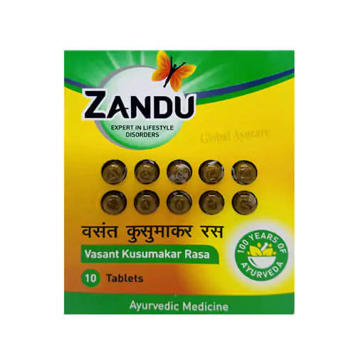 Zandu vasant Kusumakar Rasa With Gold