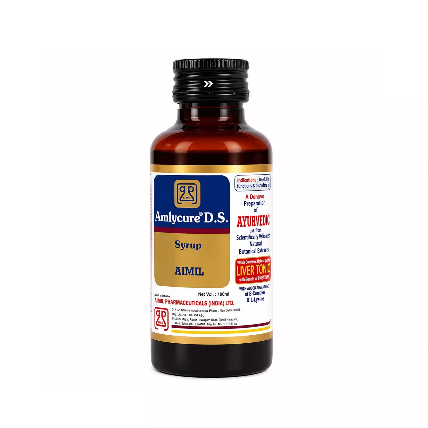 Aimil Amlycure DS Syrup_100 ML