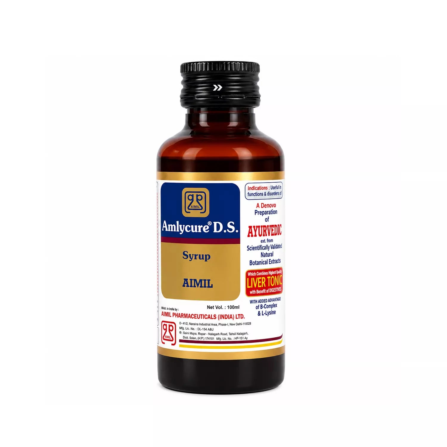 Aimil Amlycure DS Syrup_100 ML