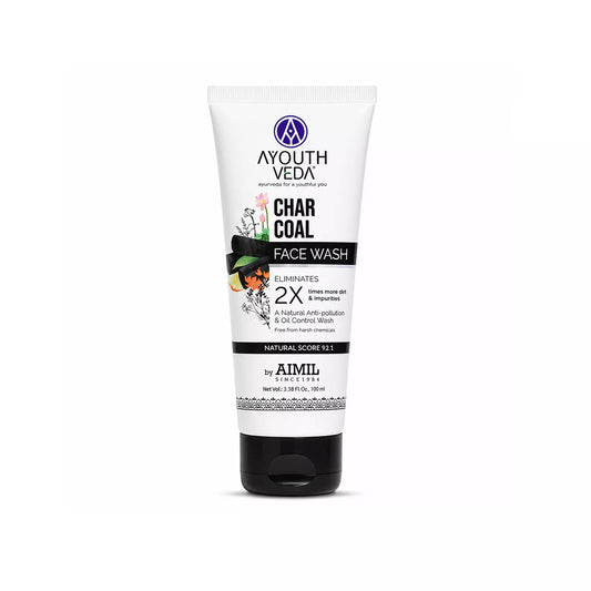 Ayouthveda Char Coal Face Wash