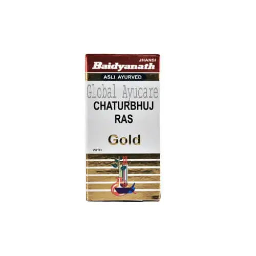 Baidyanath Chaturbhuj Ras With Gold