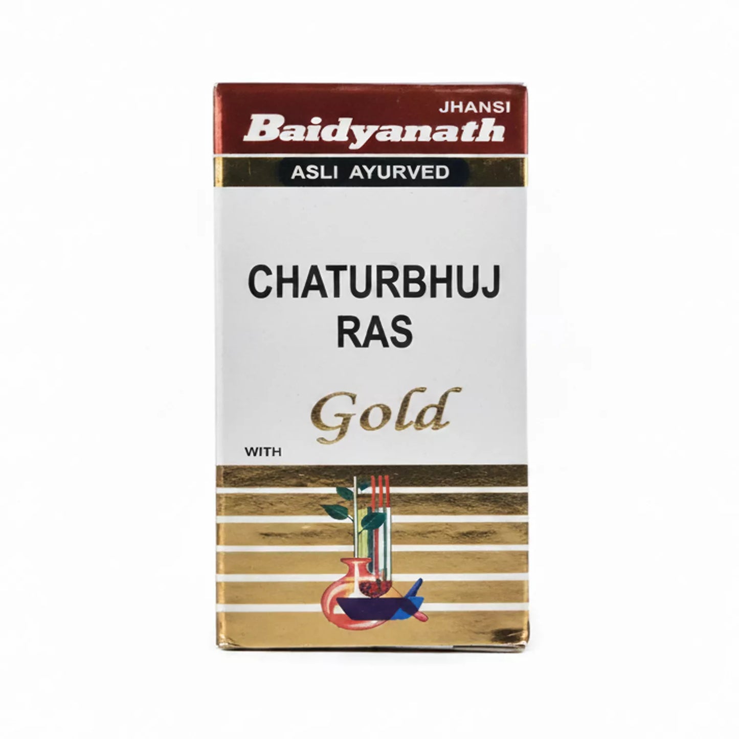 Baidyanath Chaturbhuj Ras With Gold