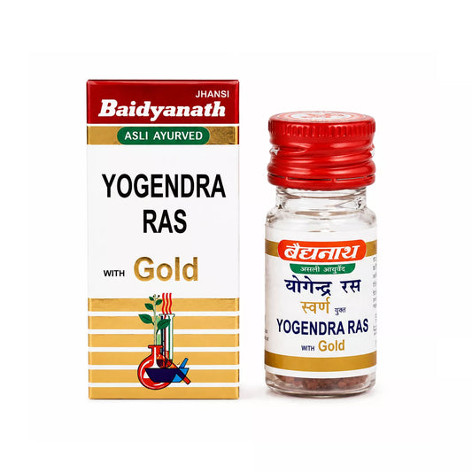 Baidyanath Yogendra Ras with Gold_25 Tablets 