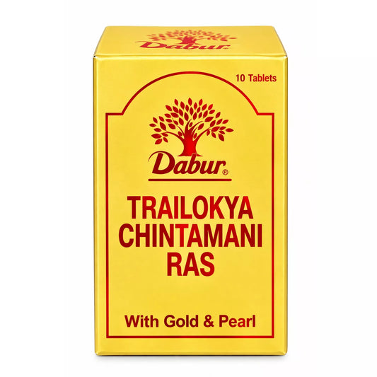 Dabur Trailokya Chintamani Ras Tablets