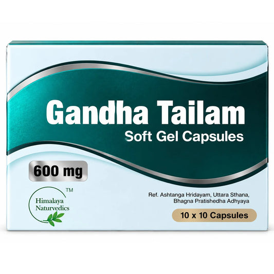 Himalaya Nutravedics Gandha Tailam Softgel 100 Capsules