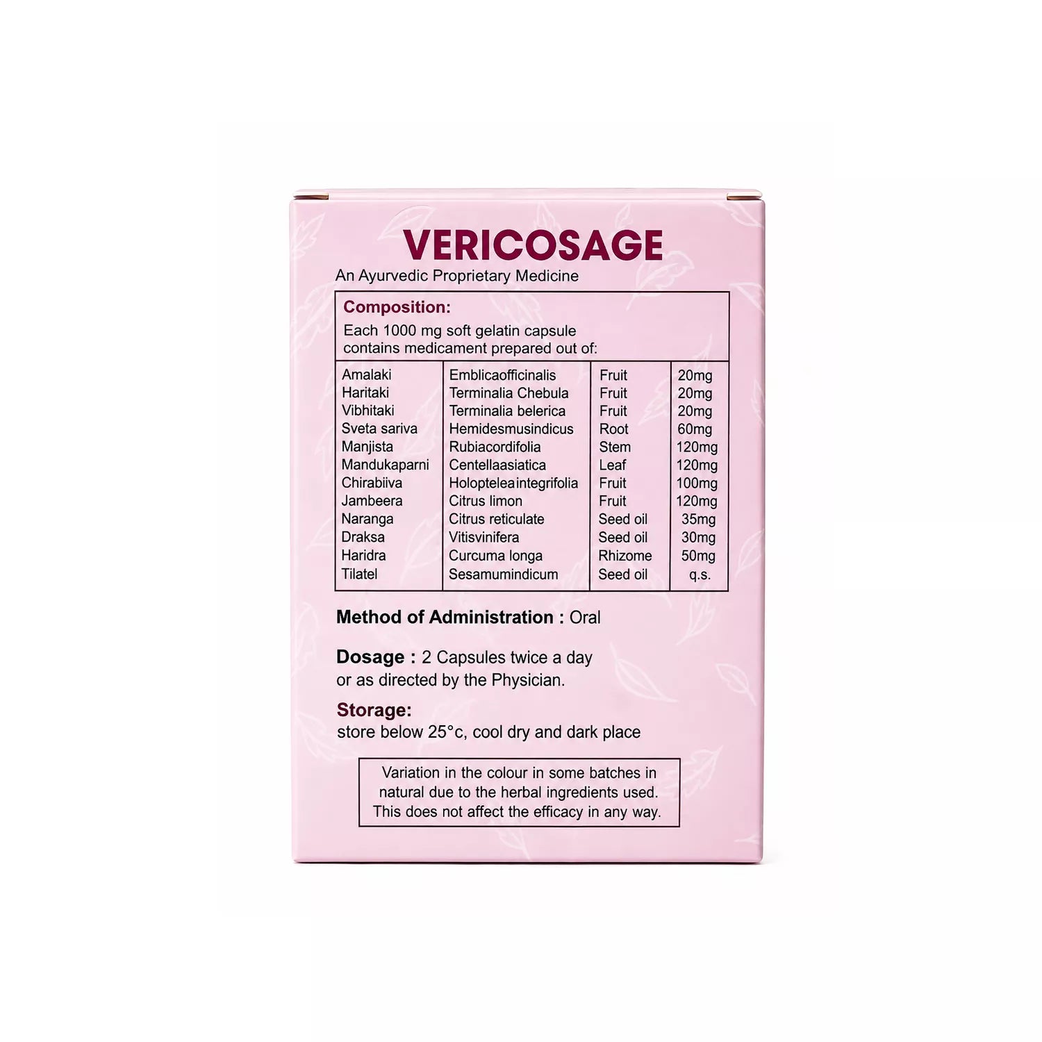 Himalaya Nutravedics Vericosage