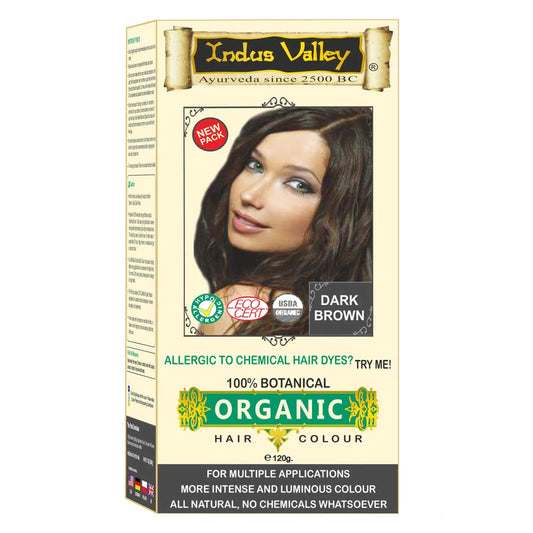 Indus Valley Dark Brown Hair Colour