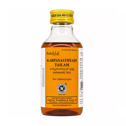 Kottakkal Karpasasthyadi Tailam