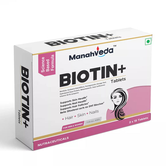 Manahveda Biotin Plus 30 Tablets