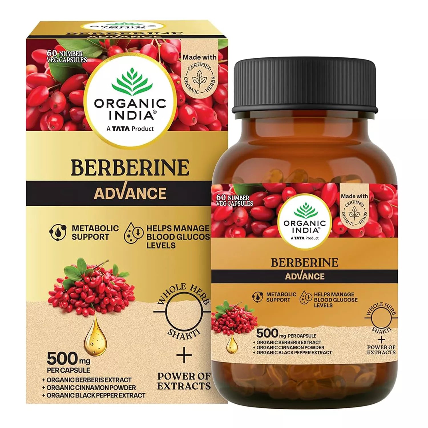 Organic India Berberine Advance
