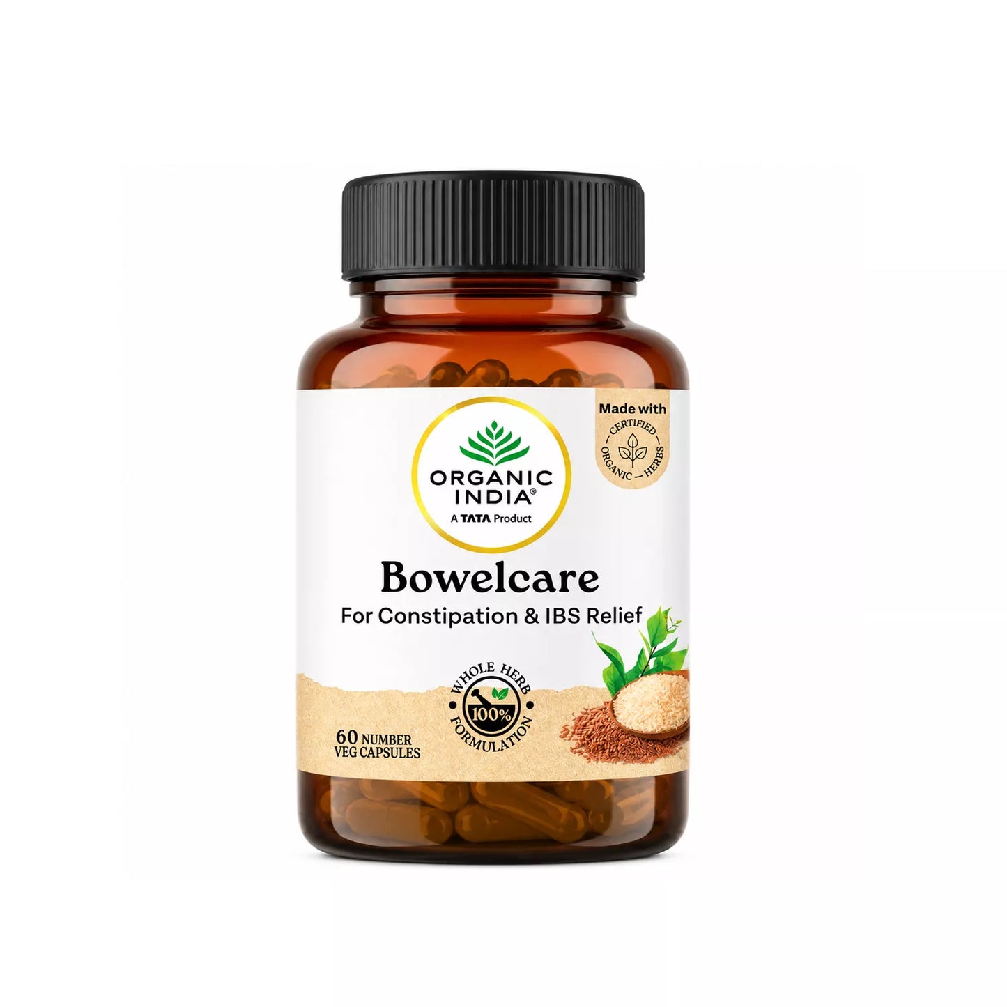 Organic India Bowelcare Capsules
