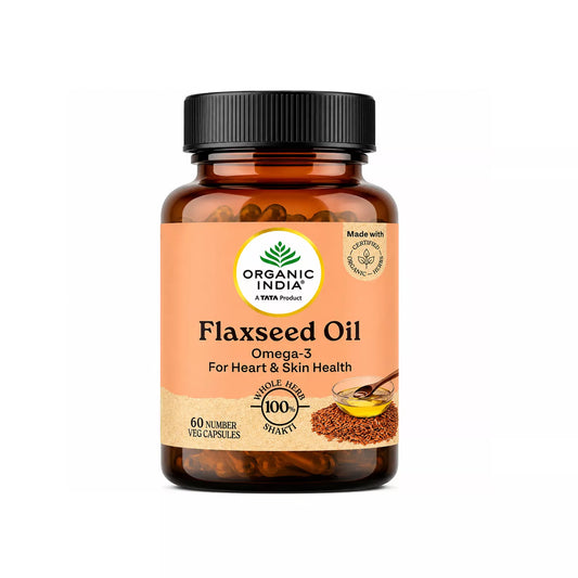 Organic India Flaxseed Oil Capsules