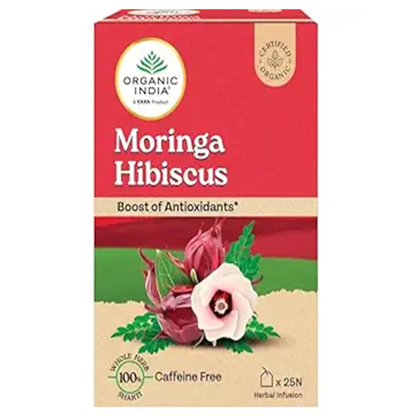 Organic India Moringa Hibiscus