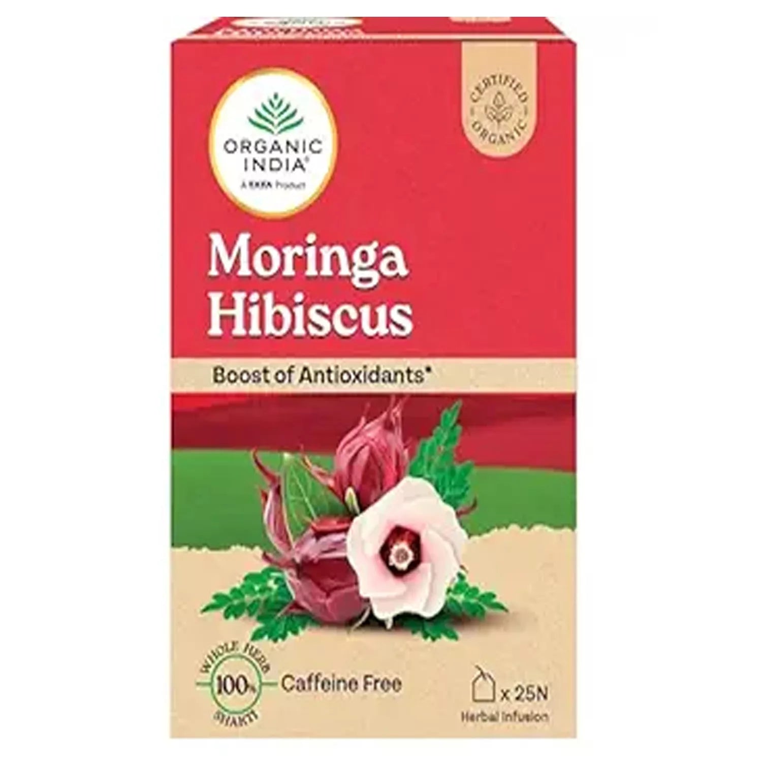 Organic India Moringa Hibiscus