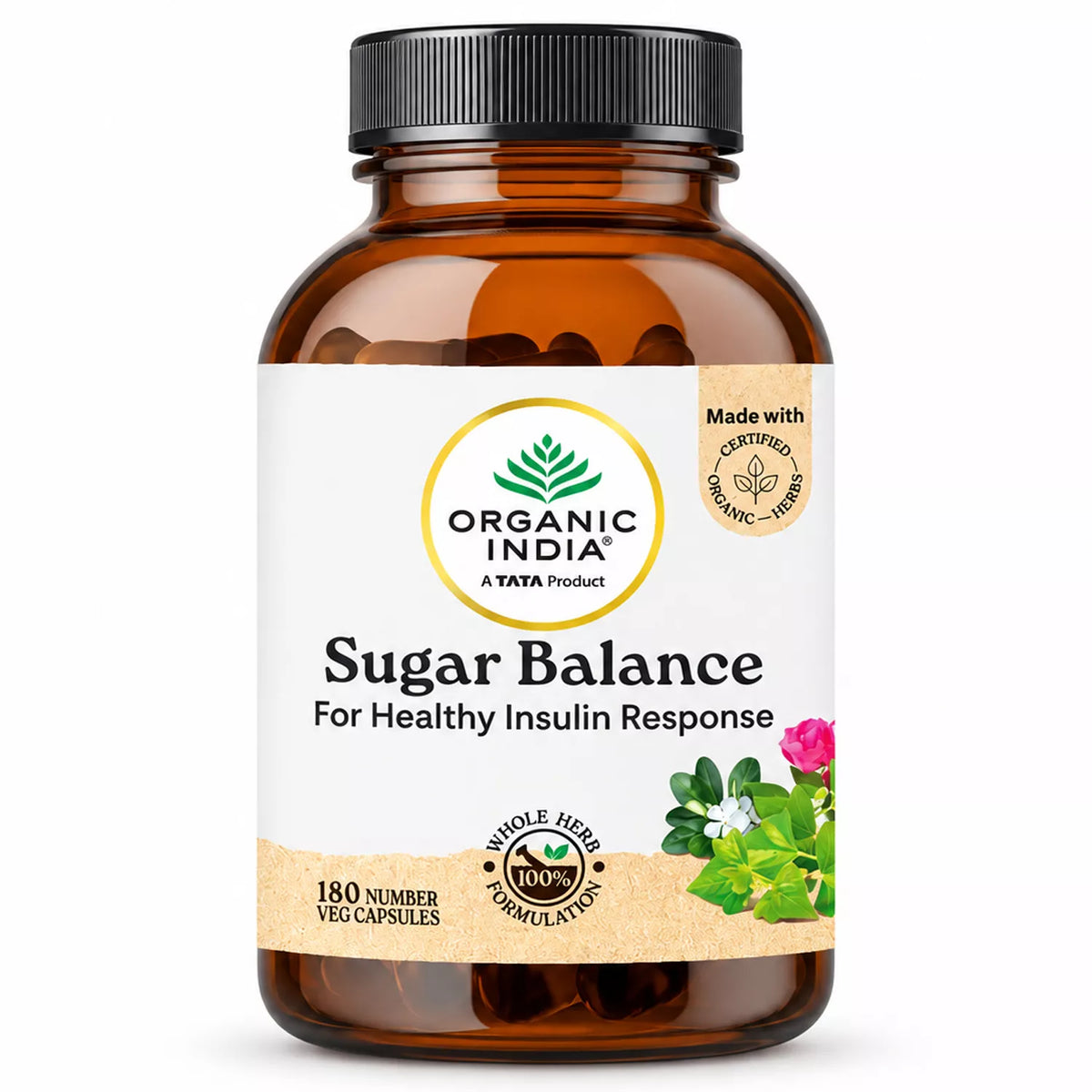 Organic India Sugar Balance Capsule