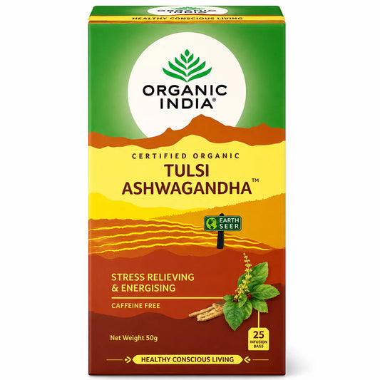 Organic India Tulsi Green Tea Ashwagandha