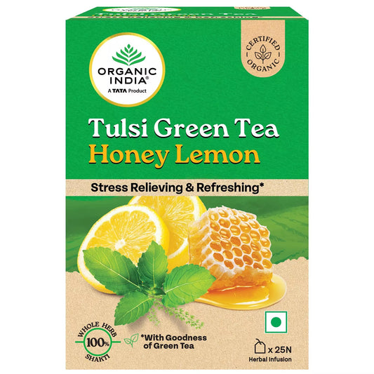 Organic India Tulsi Green Tea Honey Lemon