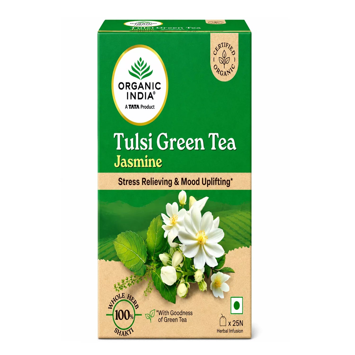 Organic India Tulsi Green Tea Jasmine