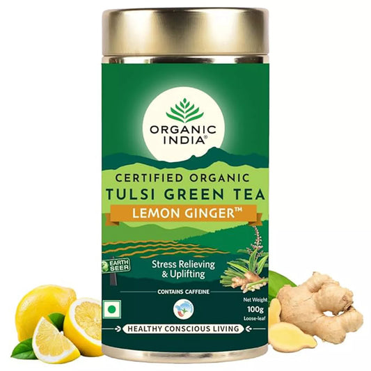 Organic India Tulsi Lemon Ginger Tin