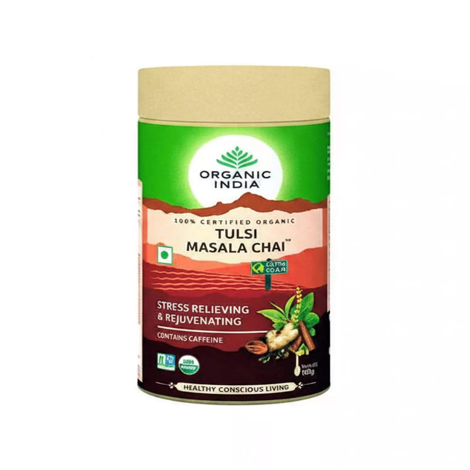 Organic India Tulsi Masala Chai Tin