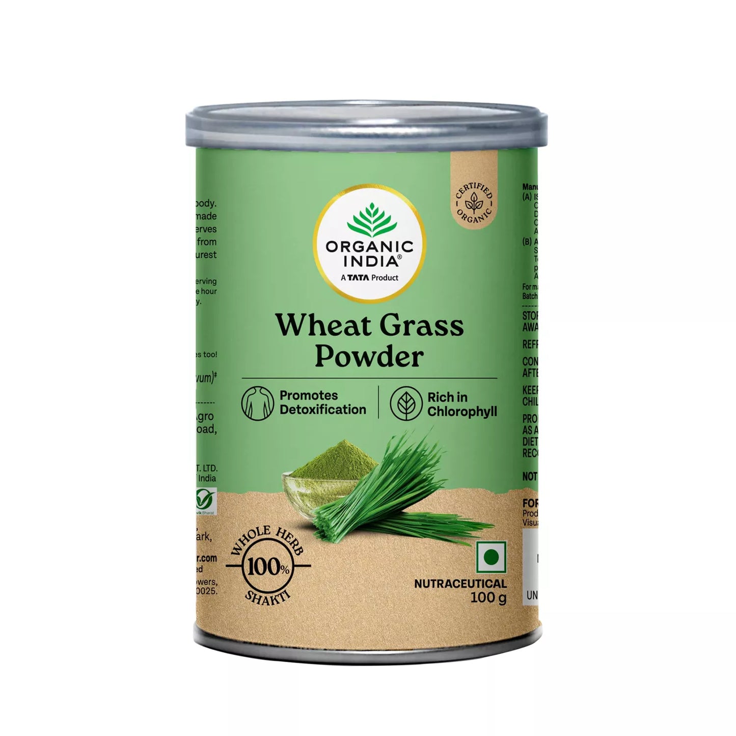 Organic India Wheat Grass Powder