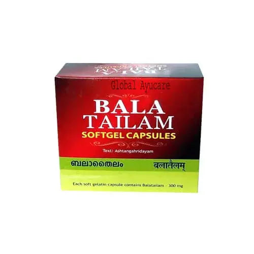 Vaidyaratnam Bala Thailam Soft Gel Capsule