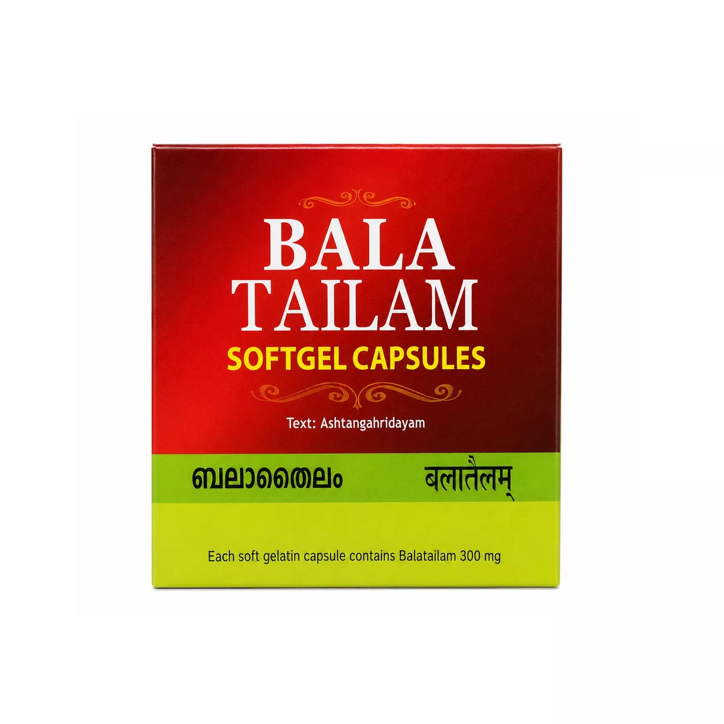 Vaidyaratnam Bala Thailam Soft Gel Capsule