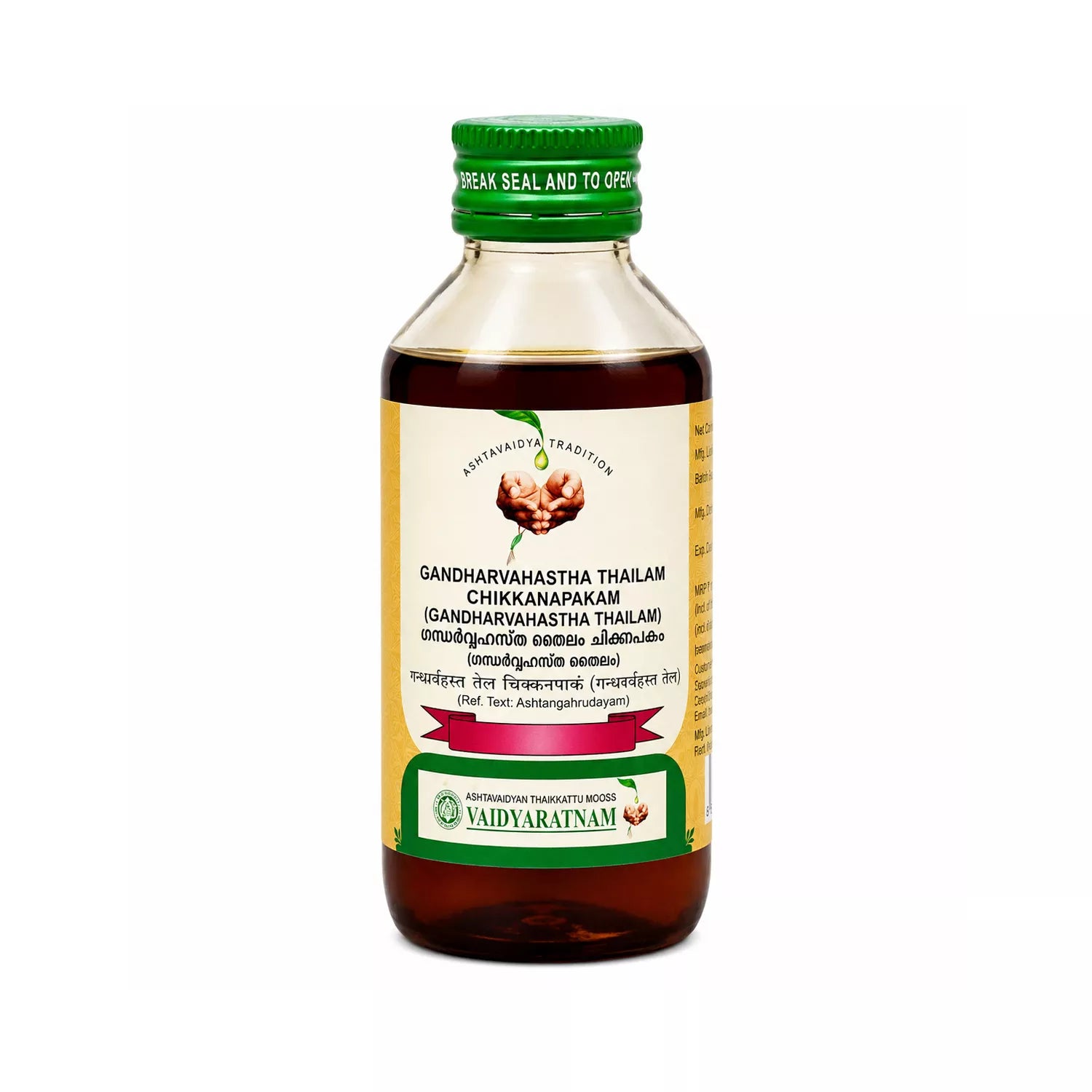 Vaidyaratnam Gandharvahastha Thailam