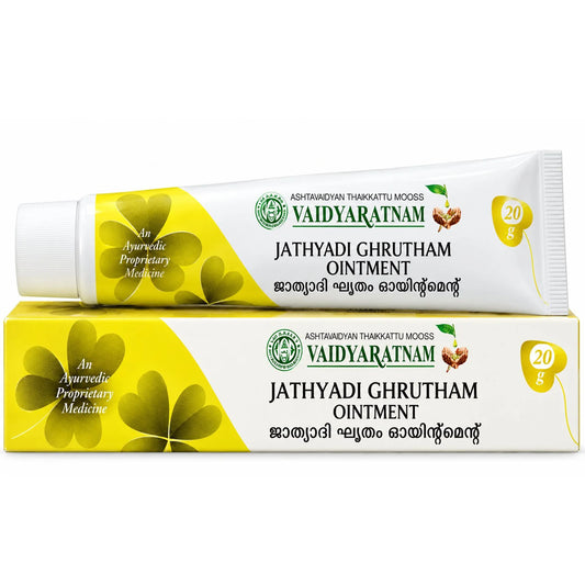 Vaidyaratnam Jathyadi Ghrutham Ointment