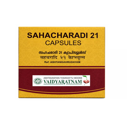 Vaidyaratnam Sahacharadi 21 Soft Gel Capsule