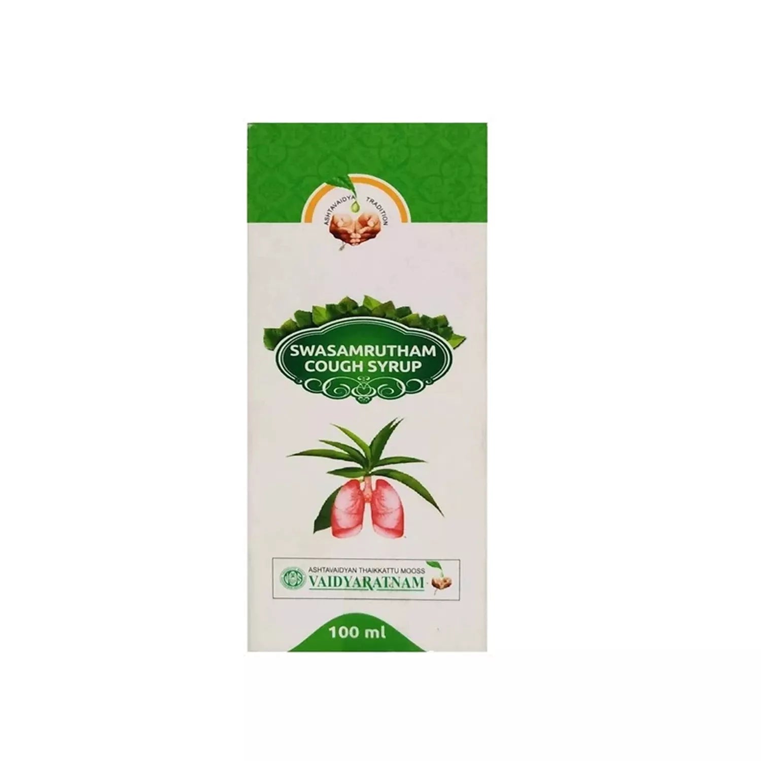 Vaidyaratnam Swasamrutham Cough Syrup