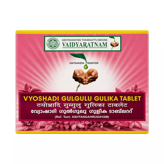 Vaidyaratnam Vyoshadi gulgulu Gulika Tablets