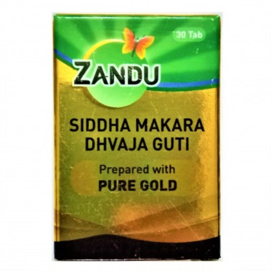 Zandu Siddha Makara Dhvaja Gulti With Gold