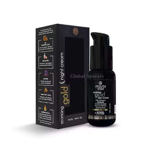 Ayouthveda Sparkling Gold Night Cream