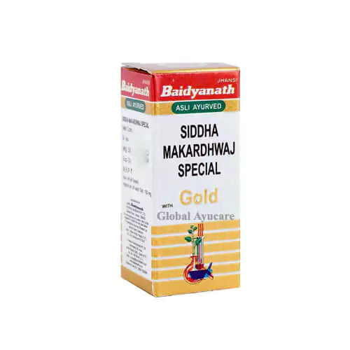 Baidyanath Siddha Makardhwaj Special With Gold and Pearl