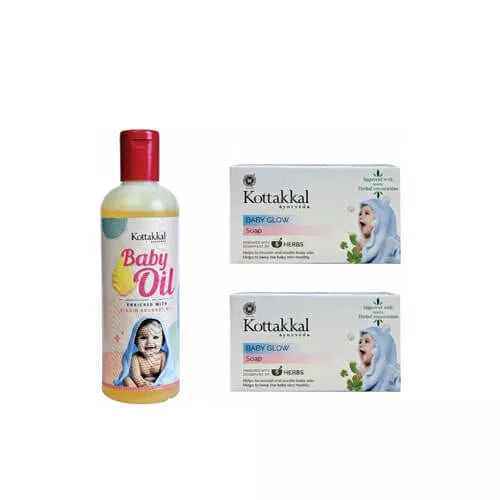 Kottakkal Baby Oil + Baby Glow Soap (Combo)