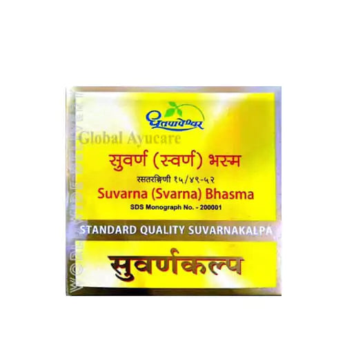 Dhootapapeshwar Svarna Bhasma Standard Quality Suvarnakalpa