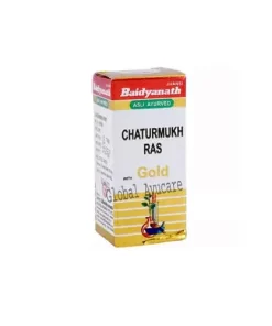 Baidyanath Chaturmukh Ras With Gold