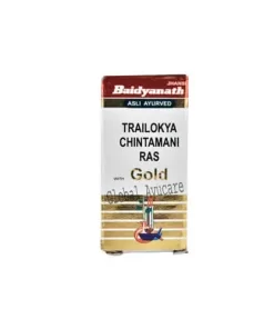 Baidyanath Trailokya Chintamani Ras with Gold