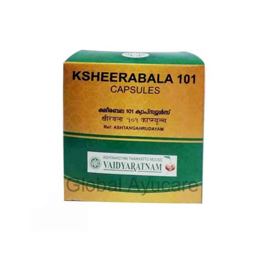 Vaidyaratnam Ksheerabala 101 Soft Gel Capsules 100 count