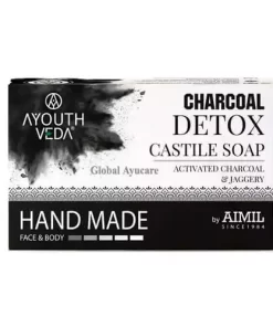 AyouthVeda Charcoal Detox Castile Soap